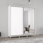 Dulap Aron-P (1.9m - 2.0m) uși glisante din oglindă și PAL