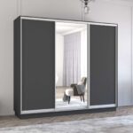 Dulap Fox (2.4m - 2.7m) uși glisante din oglindă și PAL — изображение 5