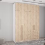 Dulap Smart-Home A+A+P+S 135x56x240/250/260H cm - imagine 3