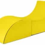 Șezlong transformer Edka Yellow
