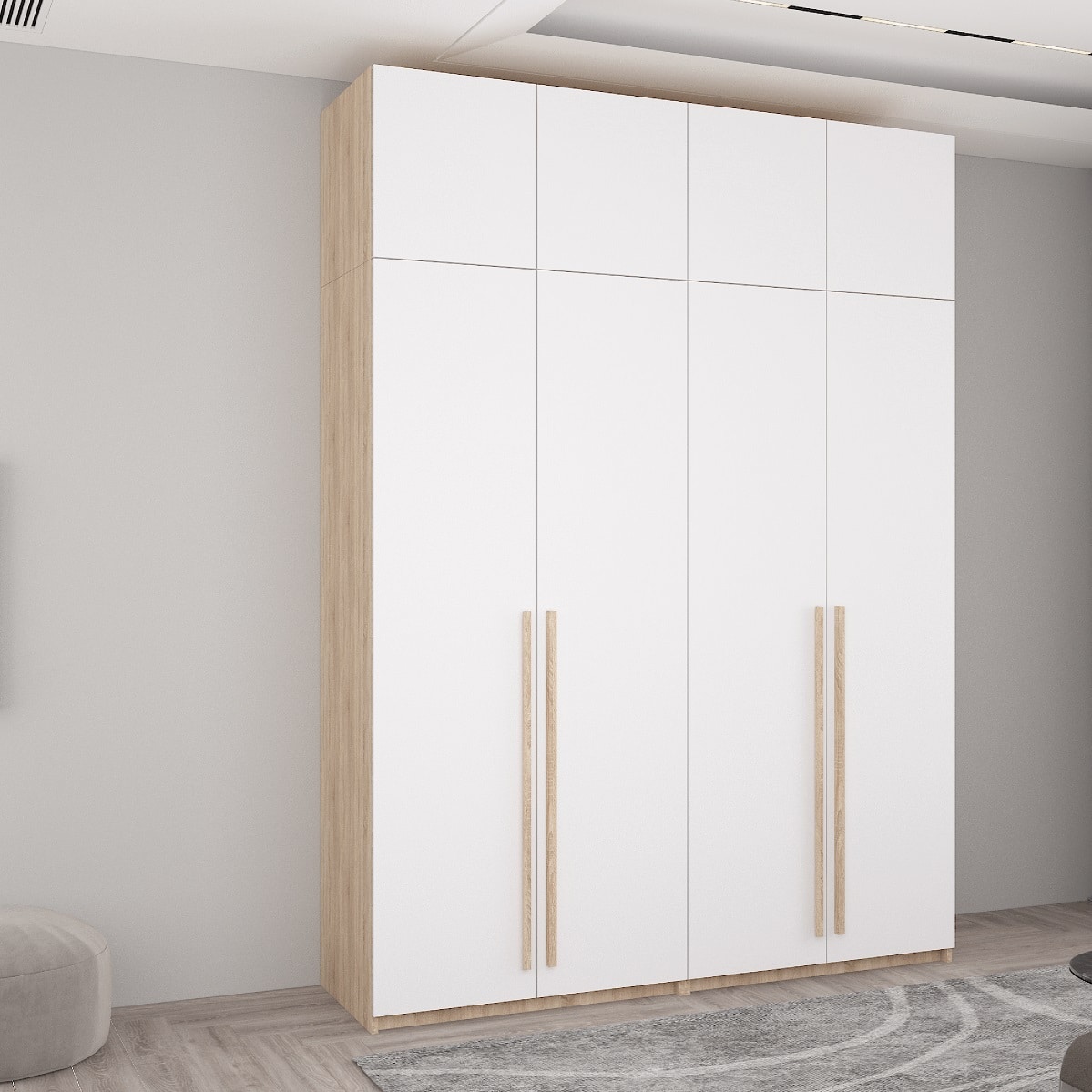 32929382974a562d2b76ad31269cef96-1-1.jpg Dulap Smart-Home A+A+B+P 180x56x240/250/260H cm - imagine 1