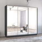 Dulap Fox (2.4m - 2.7m) uși glisante din oglinzi - imagine 3