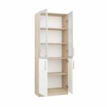 Dulap vitrină cu polițe Practik (80x40x210H cm) — изображение 2