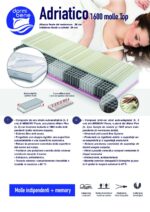Saltea cu arcuri împachetate Dormibene UltraPocket Adriatico TOP 1600 Molle - imagine 2