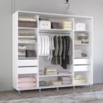 Dulap Aron (2.4m - 2.7m) uși glisante din PAL (K) orizontal - imagine 2