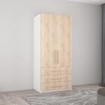 Dulap Smart-Home 0.90x0.56x2.0H m. cu polițe și sertare