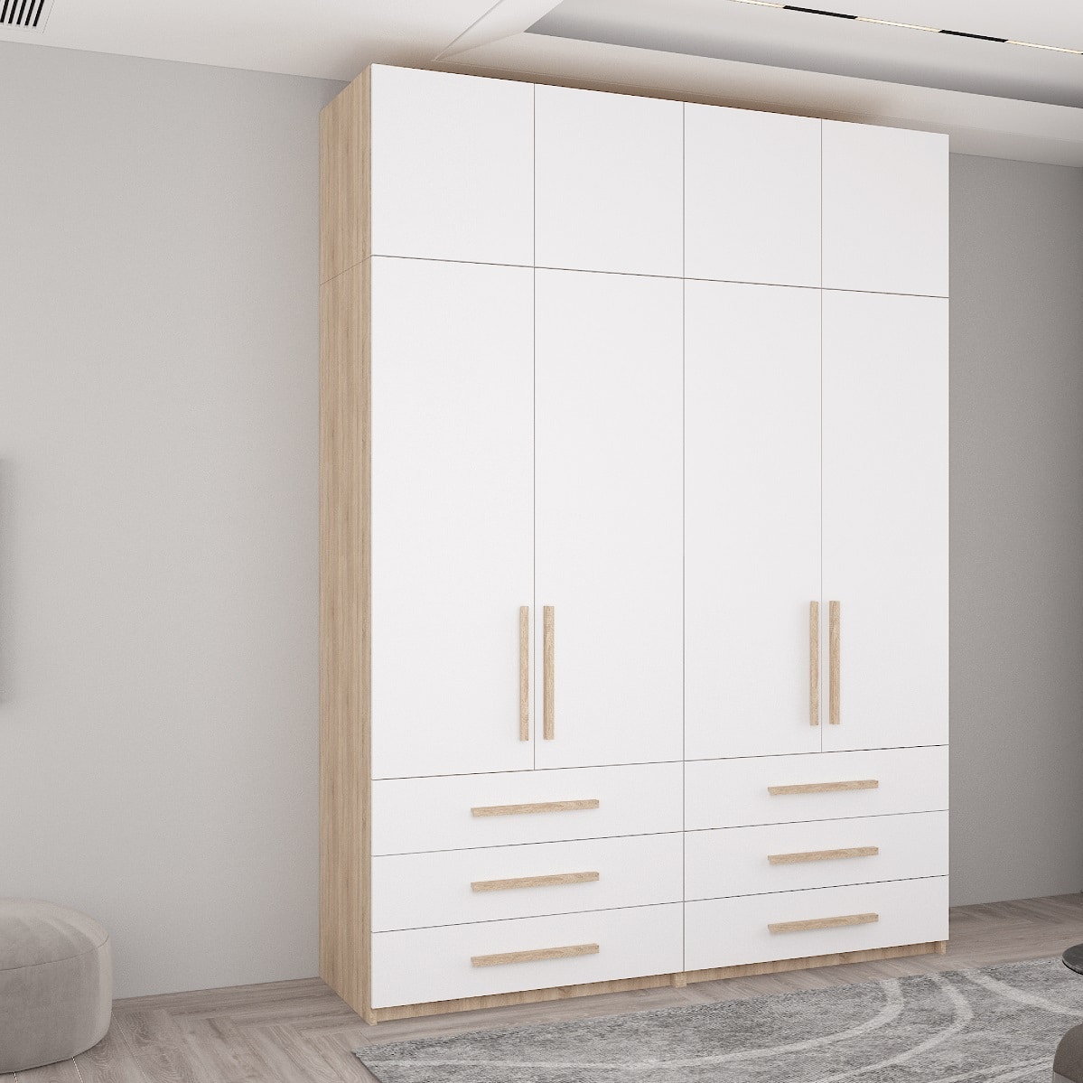 4d50673f51475080e11c6c9ea27a01d9.jpg Dulap Smart-Home A+A+S+S 180x56x240/250/260H cm - imagine 1