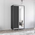 Dulap Aron-P 1.0m - 1.8m uși glisante din oglindă și PAL — изображение 5