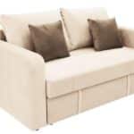 Canapea dreaptă extensibilă Aleco Beige