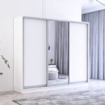 Dulap Fox (2.4m - 2.7m) uși glisante din oglindă și PAL