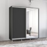 Dulap Aron-P (1.9m - 2.0m) uși glisante din oglindă și PAL - imagine 5