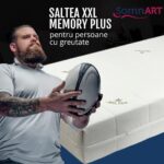 Saltea fără arcuri Somnart XXL Memory Aloe Vera - imagine 7