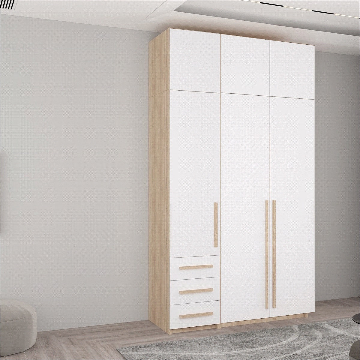 60042a46a40869ee13b049e6da49b9fd-1-1.jpg Dulap Smart-Home A+A+S+P 135x56x240/250/260H cm - imagine 1