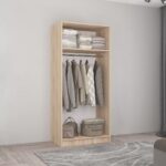 Dulap Smart-Home 0.90x0.56x2.0H m. cu bară p/u umerașe - imagine 4