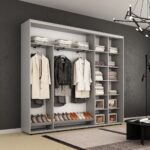 Dulap Compact (2.4-2.7m.) uși glisante Oglindă + PAL cu ornament grecesc - imagine 3