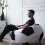 Fotoliu sac Bean Bag Minge Oxford White - imagine 3