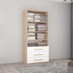 Dulap Smart-Home 0.80x0.56x2.0H m. cu polițe și sertare - imagine 2