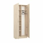 Dulap haine combinat Practik (80x40x210H cm) - imagine 4