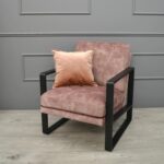 Fotoliu moale DP York Catifea Rusty - imagine 2