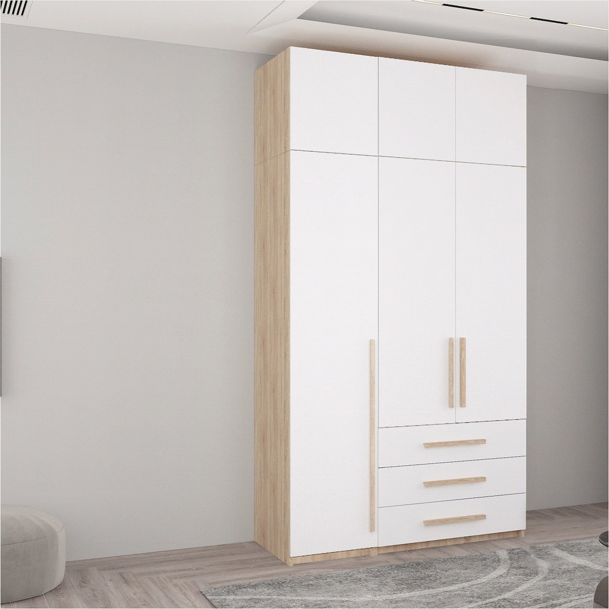 86d465d969a4551d3f39f45a4b02d234-4-1.jpg Dulap Smart-Home A+A+P+S 135x56x240/250/260H cm - imagine 1