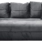 Canapea dreaptă extensibilă DP Versali Dark Grey