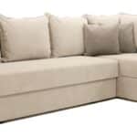 Canapea de colț extensibilă Model V Power Beige