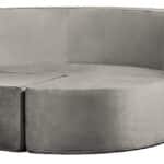 Canapea fără ramă Edka Luna Dark Grey