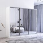 Dulap Fox (2.4m - 2.7m) uși glisante din oglinzi