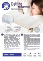 Saltea fără arcuri Dormibene Delfino Memo Premium - imagine 3