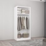 Dulap Smart-Home 0.90x0.56x2.0H m. cu bară p/u umerașe - imagine 6