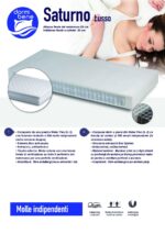 Saltea cu arcuri împachetate Dormibene Saturno Lusso - imagine 2