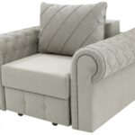Fotoliu extensibil ArtVent Chesterfield Beige
