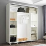 Dulap Aron-P (1.9m - 2.0m) uși glisante din oglindă și PAL - imagine 2