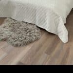 Cuvertură Velur alb crem 220x240