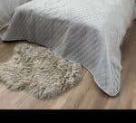 Cuvertură Velur maro 220x240