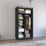 Dulap Fox (1.0m - 1.8m) uși glisante din oglinzi - imagine 6