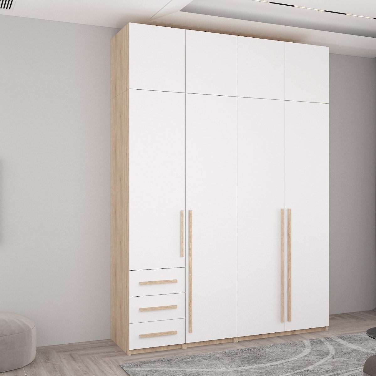 a69dcde712bf9be80cae825c5a41d7e1-4-1.jpg Dulap Smart-Home A+A+B+P+S 180x56x240/250/260H cm - imagine 1