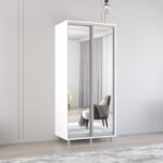 Dulap Aron-S (1.0m - 1.8m) uși glisante din oglinzi