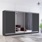 Dulap Fox (3.7m - 4.0m) uși glisante din oglindă și PAL — изображение 5