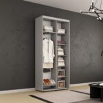 Dulap Compact (1-1.3 m.) uși glisante PAL cu ornament grecesc - imagine 2