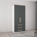Dulap Smart-Home 0.80x0.56x2.0H m. cu polițe și sertare - imagine 5
