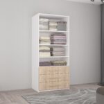 Dulap Smart-Home 0.80x0.56x2.0H m. cu polițe și sertare - imagine 4