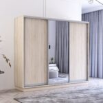 Dulap Fox (2.4m - 2.7m) uși glisante din oglindă și PAL — изображение 3