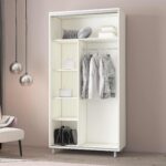 Dulap Aron-P 1.0m - 1.8m uși glisante din oglindă și PAL — изображение 2