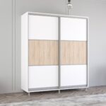 Dulap Aron (2.0m - 2.3m) uși glisante din PAL (K) orizontal