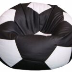 Fotoliu sac Bean Bag Minge Eco White/Black