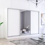 Dulap Fox (2.8m - 3.6m) uși glisante din oglindă și PAL