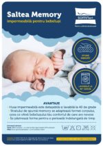 Saltea pentru copii Somnart Memory Impermeabila, Aviator — изображение 6