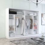 Dulap Fox (2.8m - 3.6m) uși glisante din oglindă și PAL — изображение 2