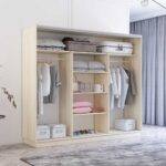 Dulap Fox (2.4m - 2.7m) uși glisante din oglindă și PAL — изображение 4